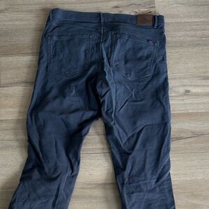 Faherty 5 pocket Terry Cloth Pants- Black